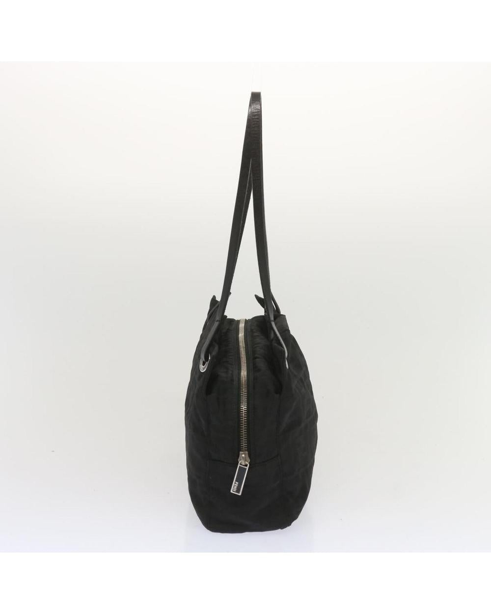 Black Canvas Fendi Handbag