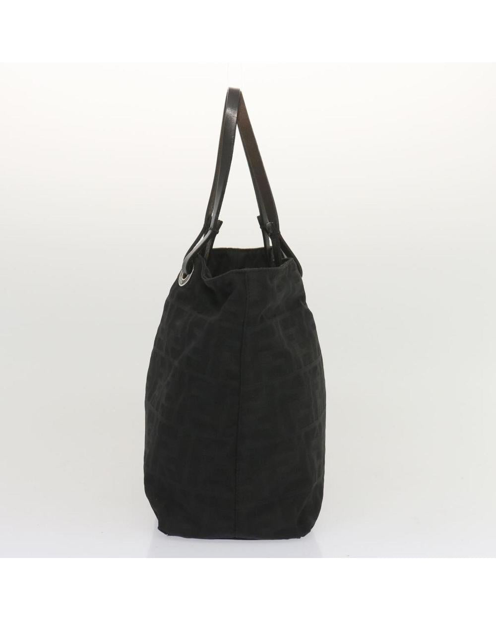 Black Canvas Fendi Handbag