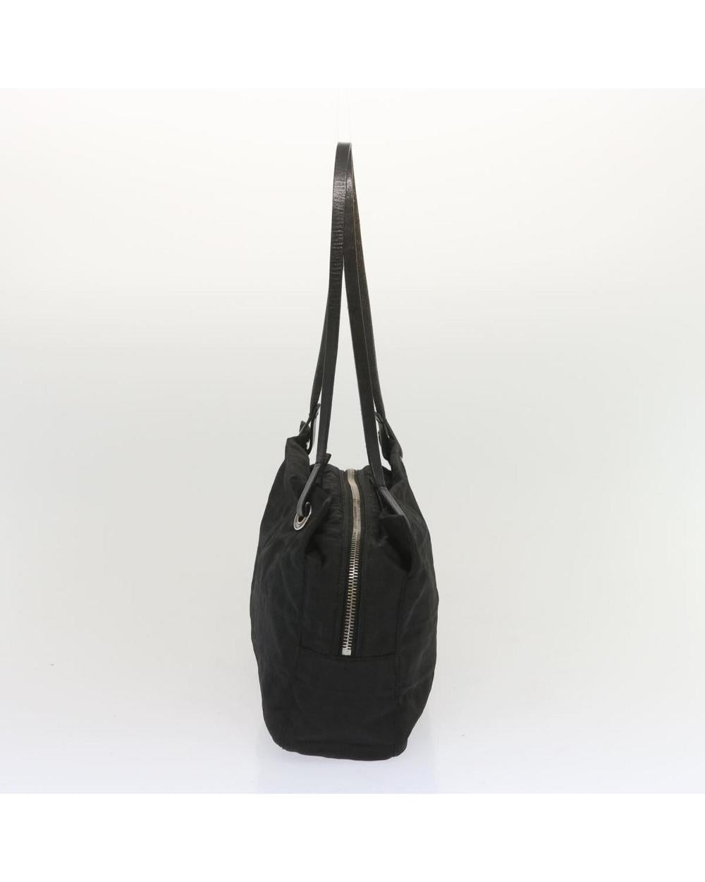 Black Canvas Fendi Handbag