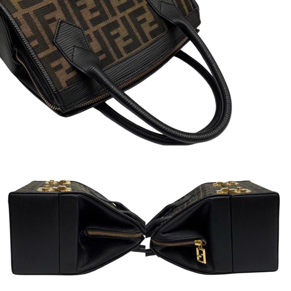 Black Canvas Fendi Handbag