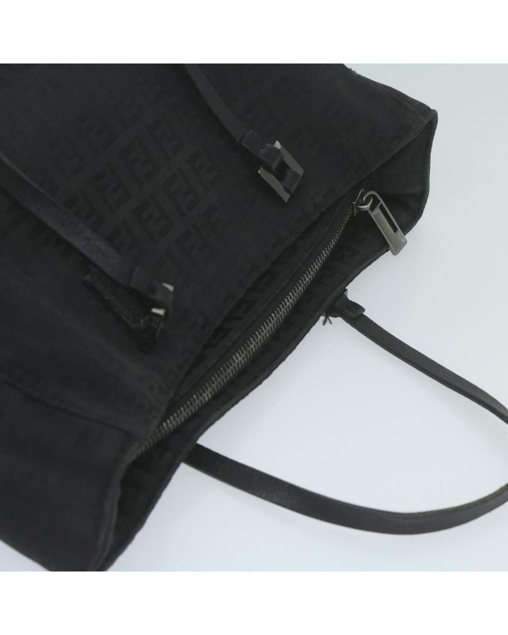 Black Canvas Fendi Handbag