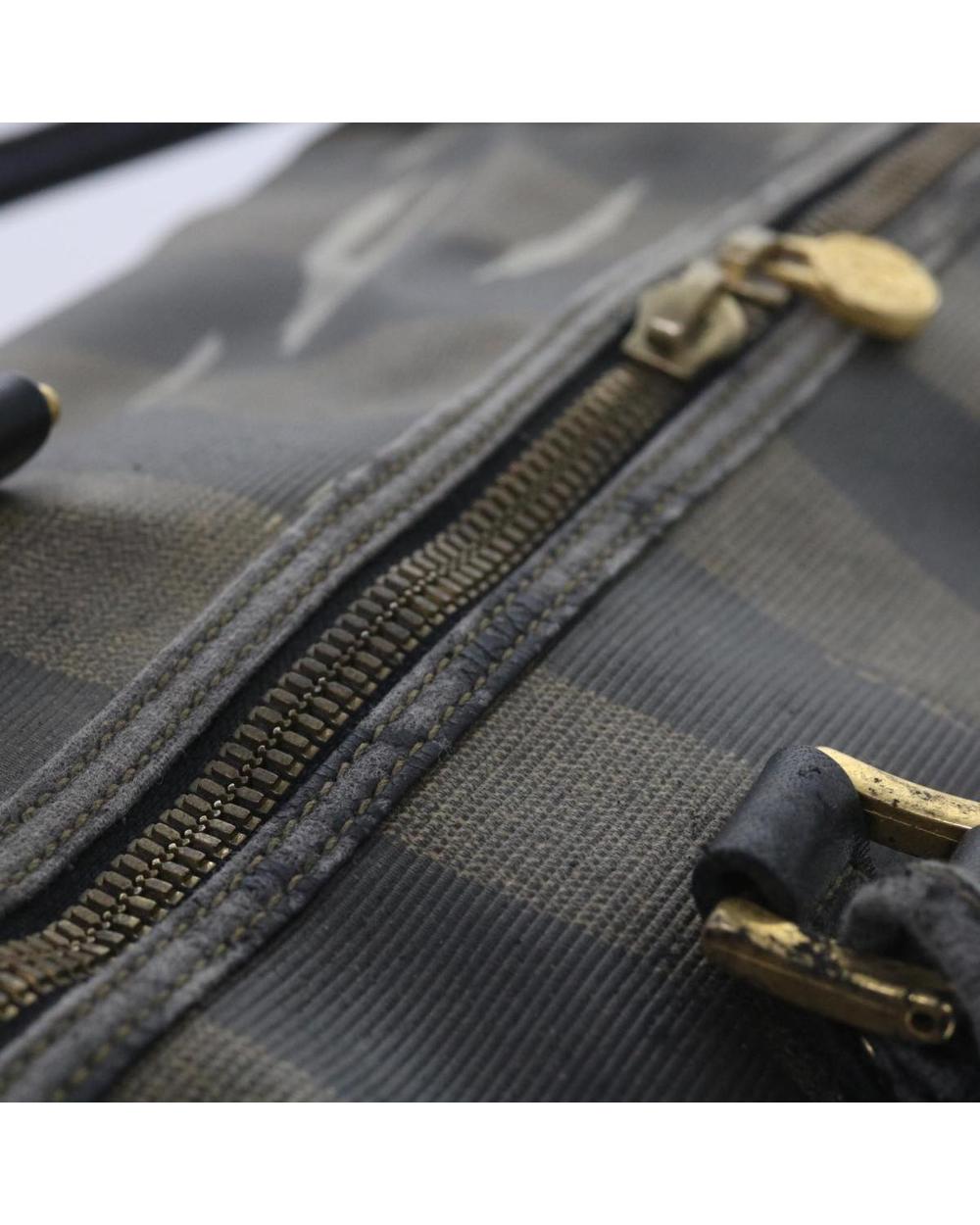 Black Canvas Fendi Handbag