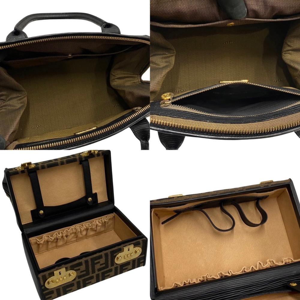 Black Canvas Fendi Handbag