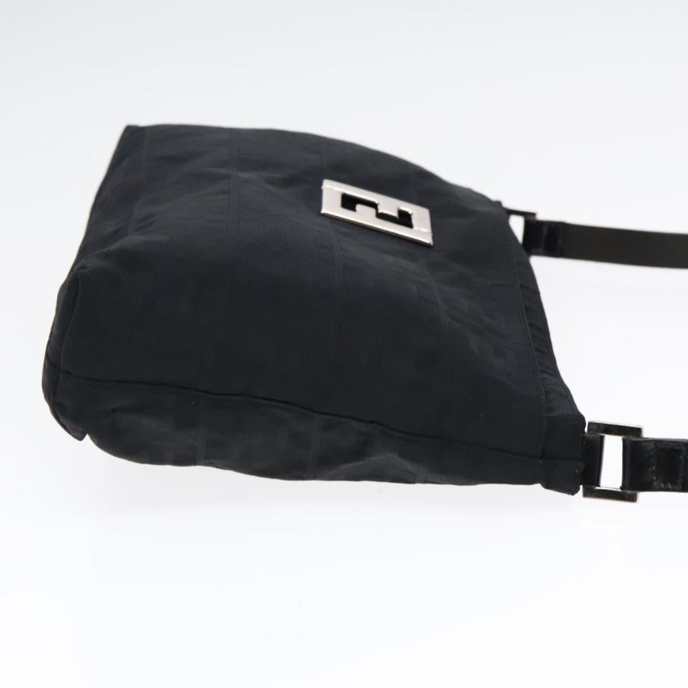 Black Canvas Fendi Shoulder Bag