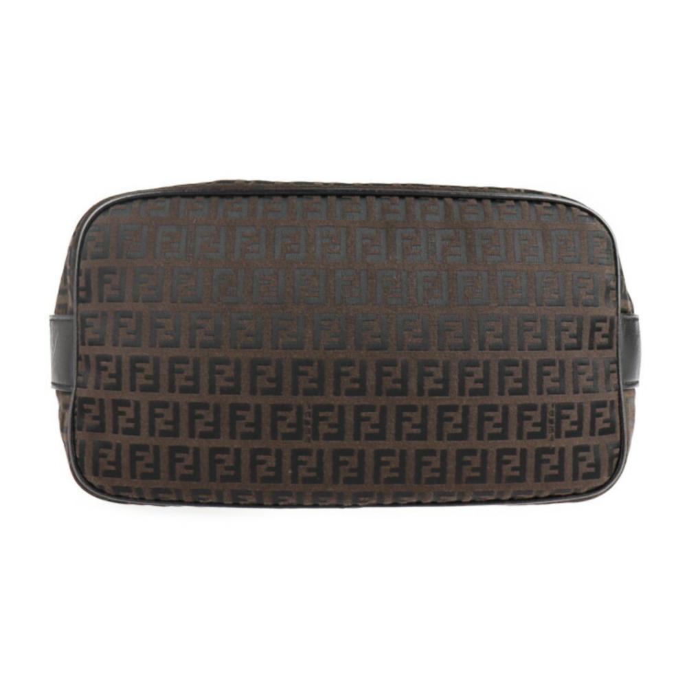 Black Canvas Fendi Shoulder Bag