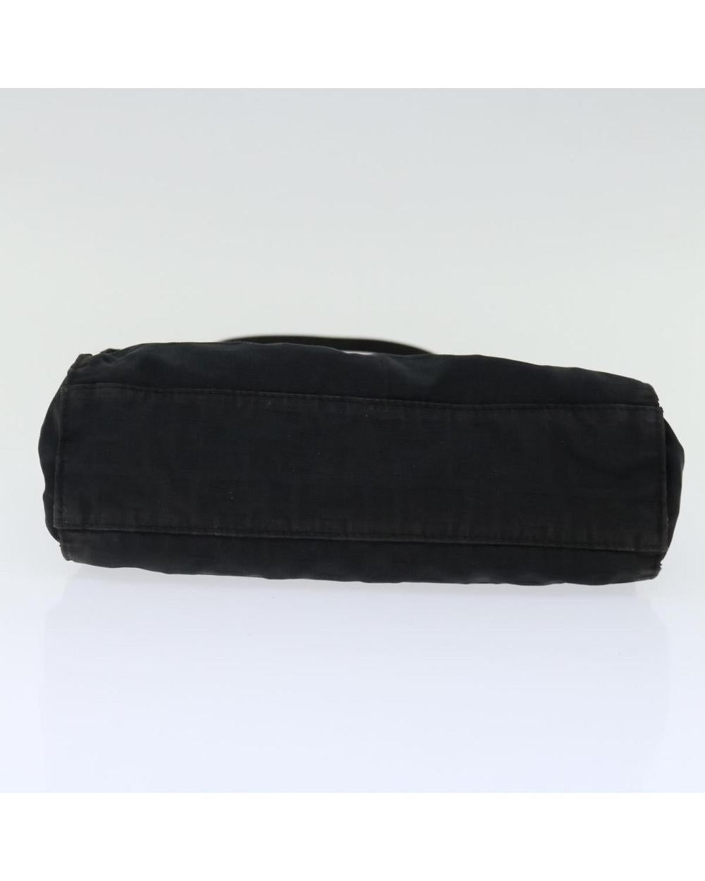 Black Canvas Fendi Shoulder Bag