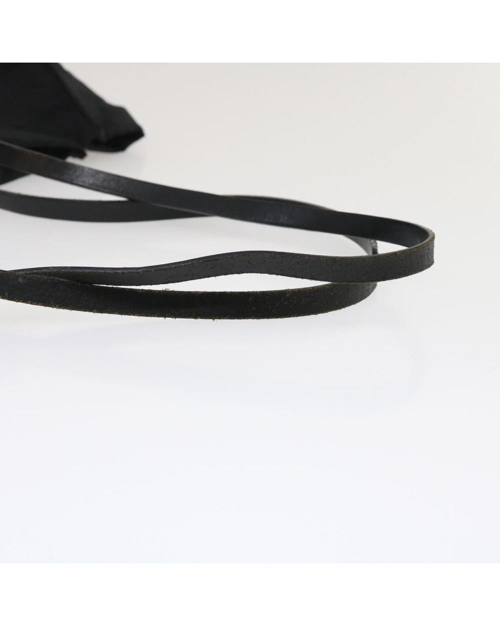 Black Canvas Fendi Shoulder Bag