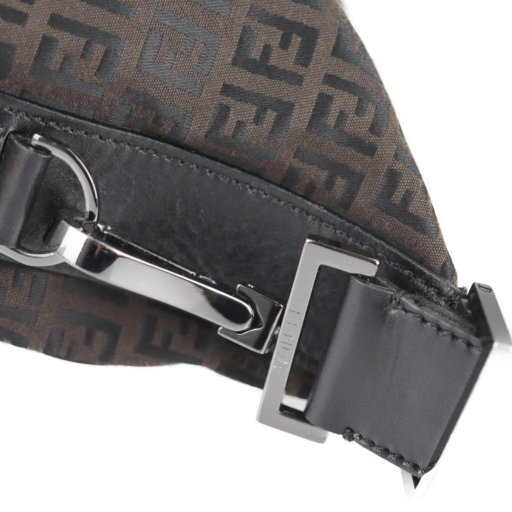 Black Canvas Fendi Shoulder Bag