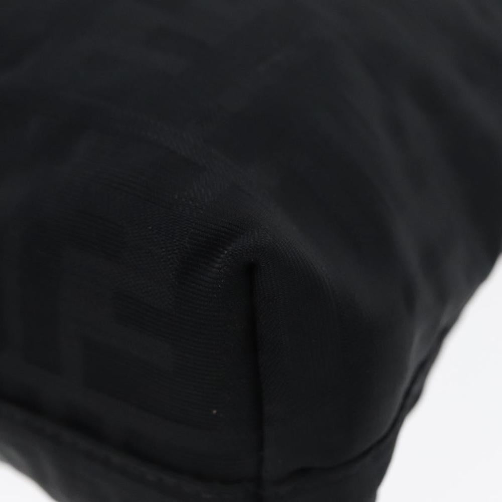 Black Canvas Fendi Shoulder Bag