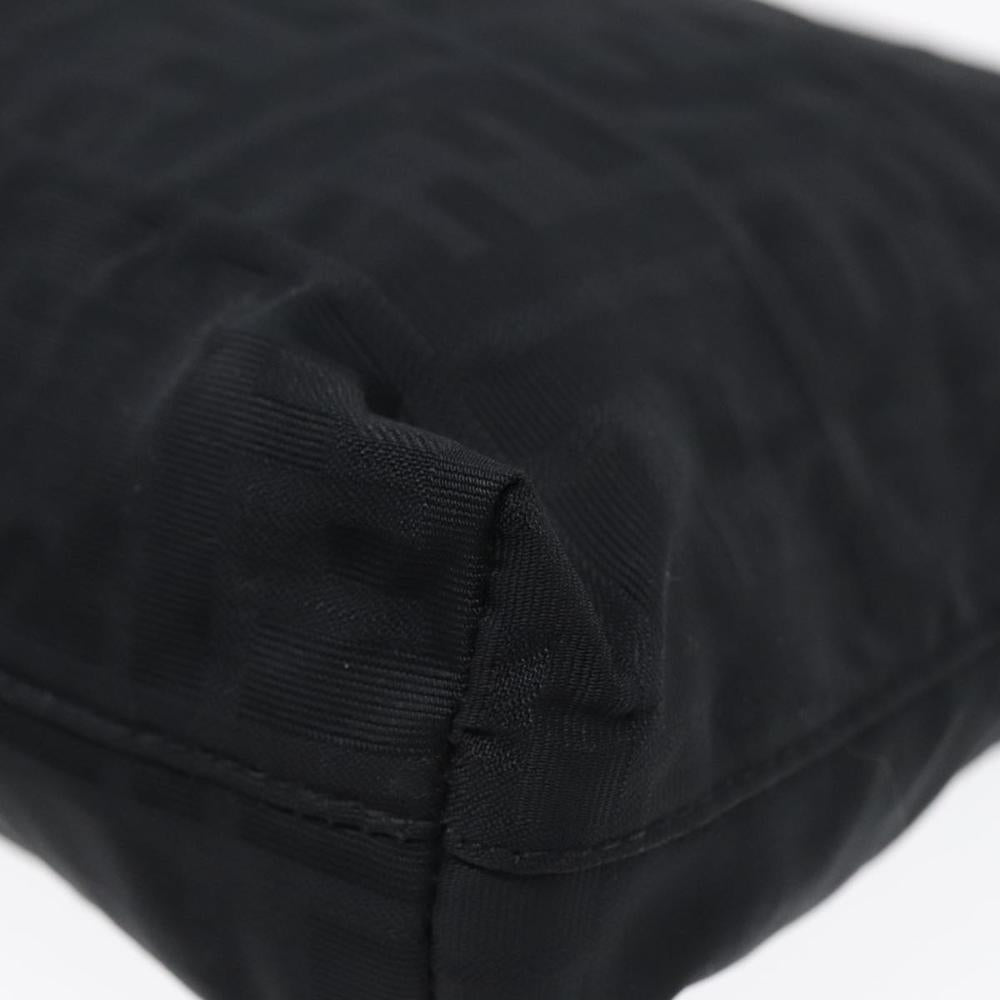 Black Canvas Fendi Shoulder Bag