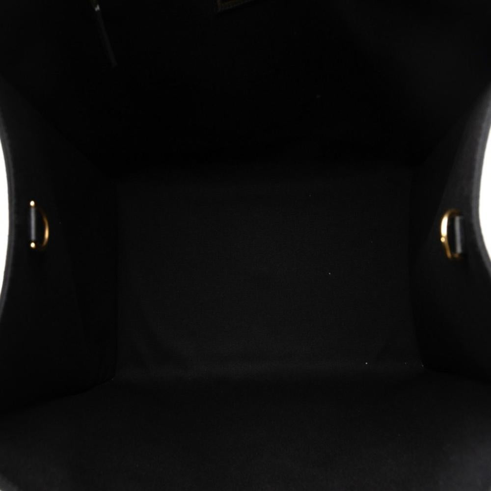 Black Canvas Fendi Tote