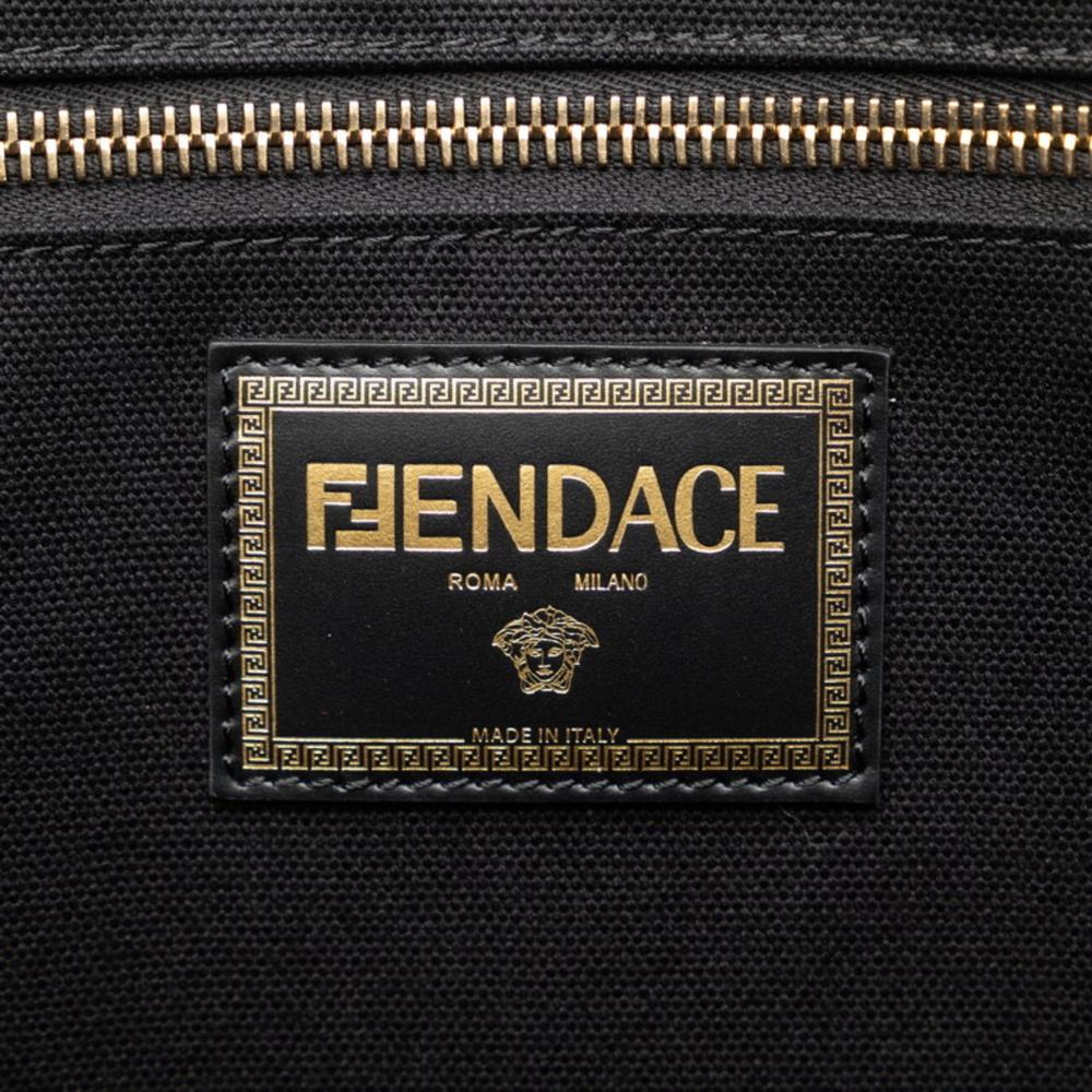 Black Canvas Fendi Tote