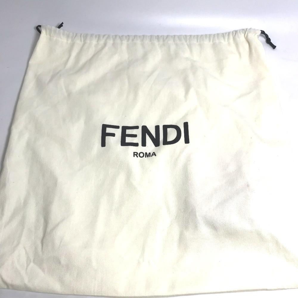 Black Coated Canvas Fendi Handbag