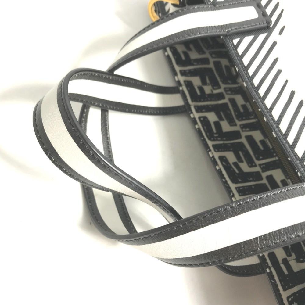 Black Coated Canvas Fendi Handbag