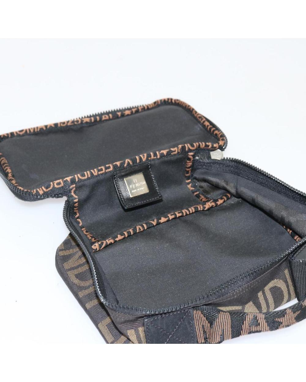 Black Cotton Fendi Handbag