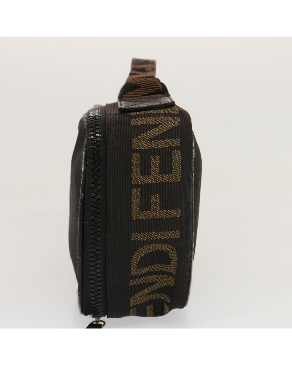 Black Cotton Fendi Handbag