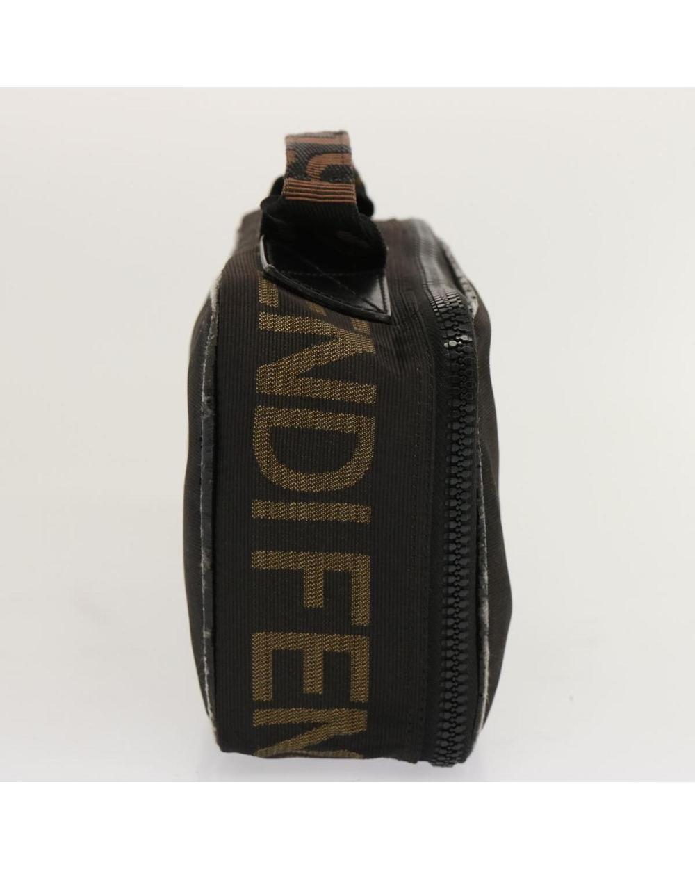 Black Cotton Fendi Handbag