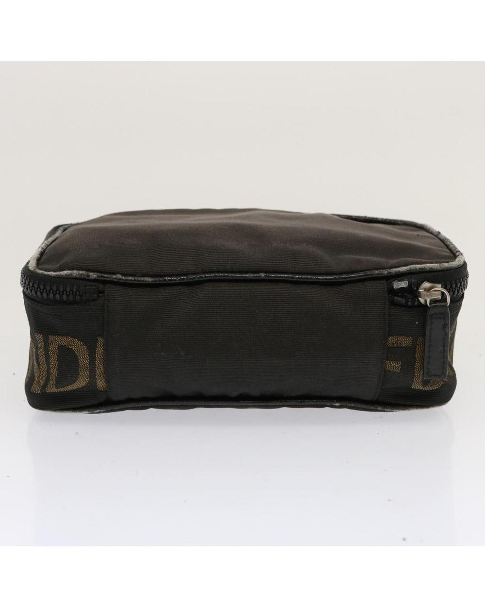 Black Cotton Fendi Handbag