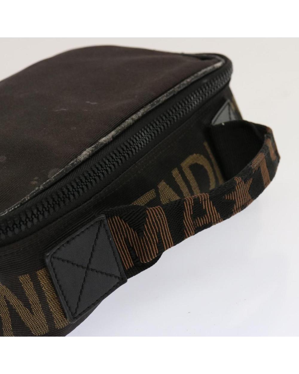 Black Cotton Fendi Handbag