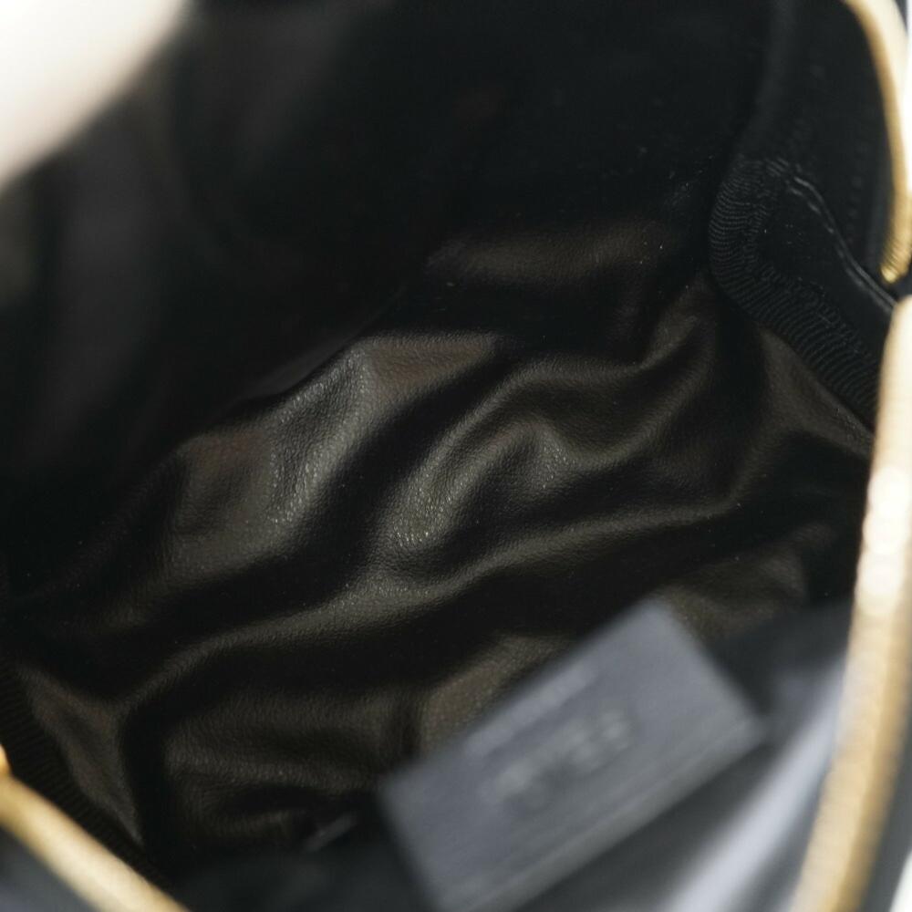 Black Fabric Fendi Clutch