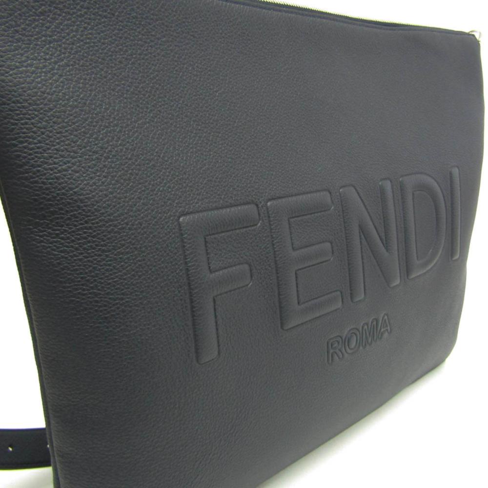 Black Fabric Fendi Shoulder Bag