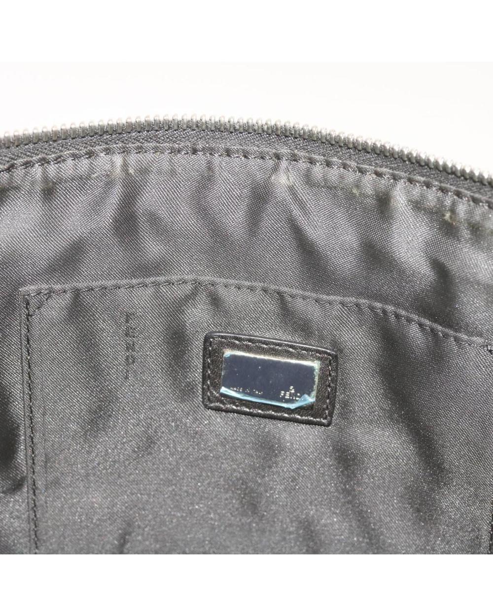 Black Leather Fendi Handbag