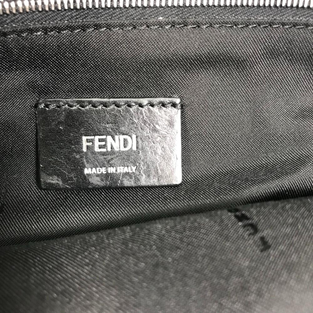 Black Leather Fendi Shoulder Bag