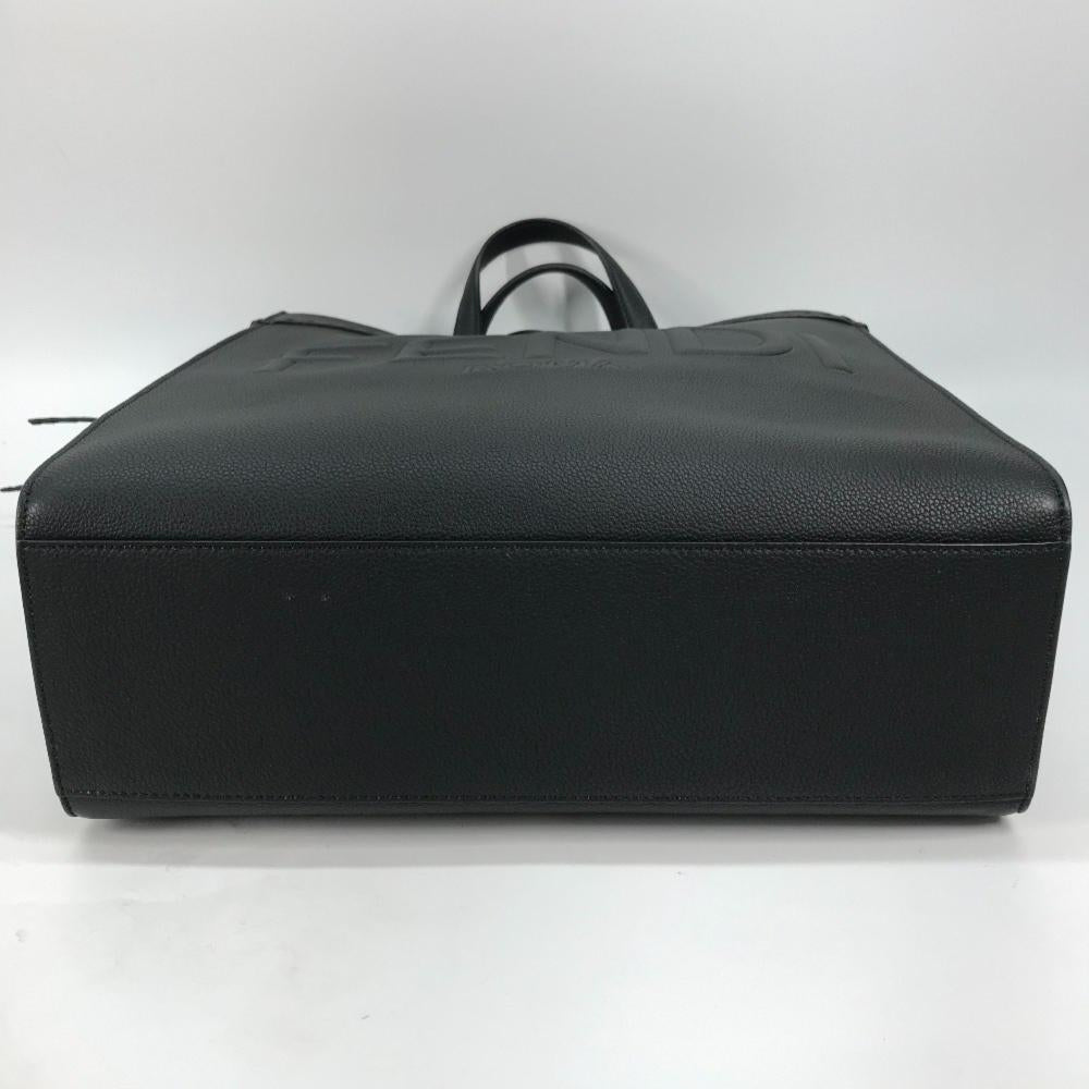 Black Leather Fendi Tote