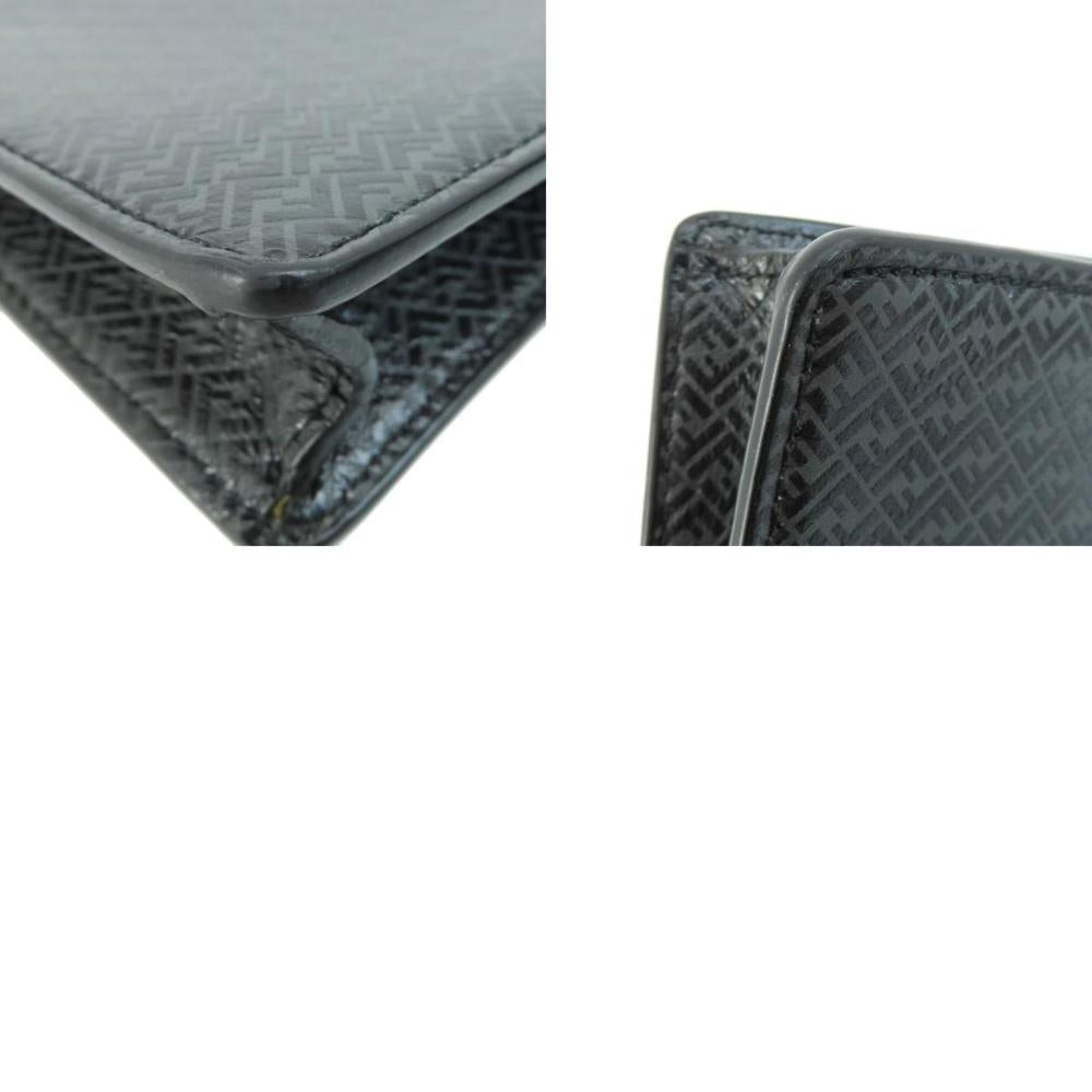 Black Leather Fendi Shoulder Bag