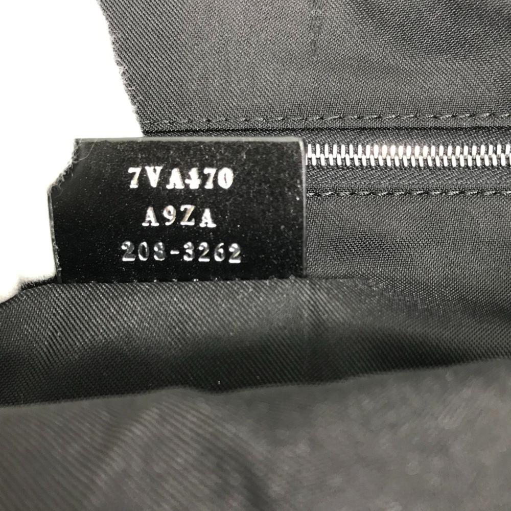 Black Leather Fendi Shoulder Bag