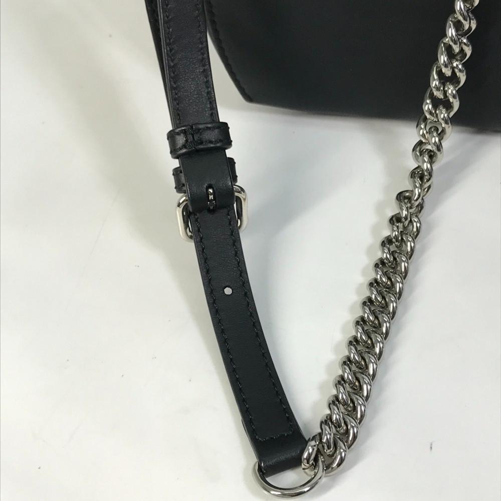 Black Leather Fendi Baguette