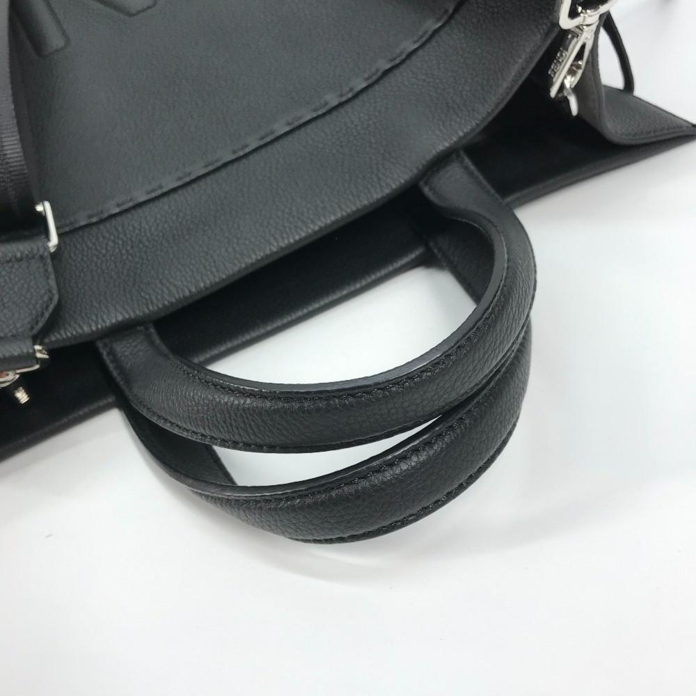 Black Leather Fendi Tote