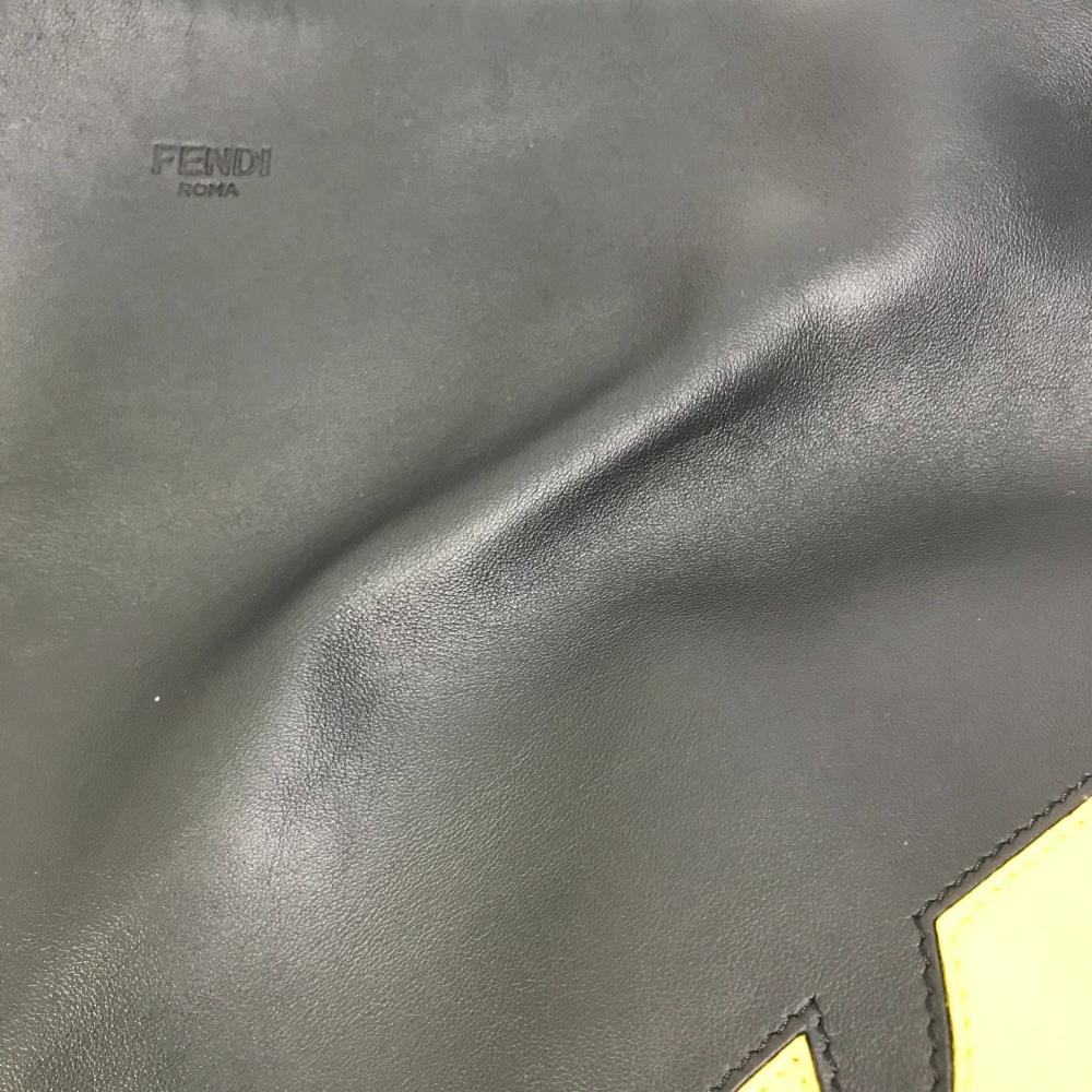 Black Leather Fendi Shoulder Bag