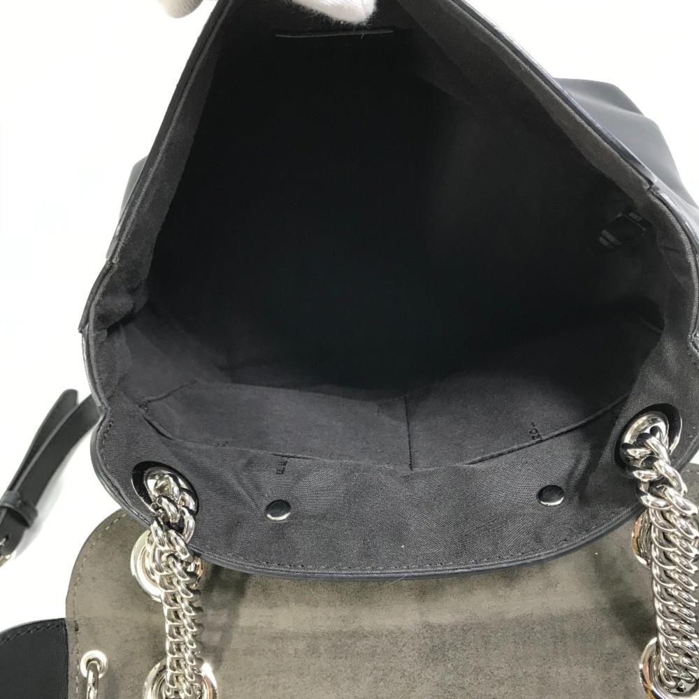 Black Leather Fendi Baguette
