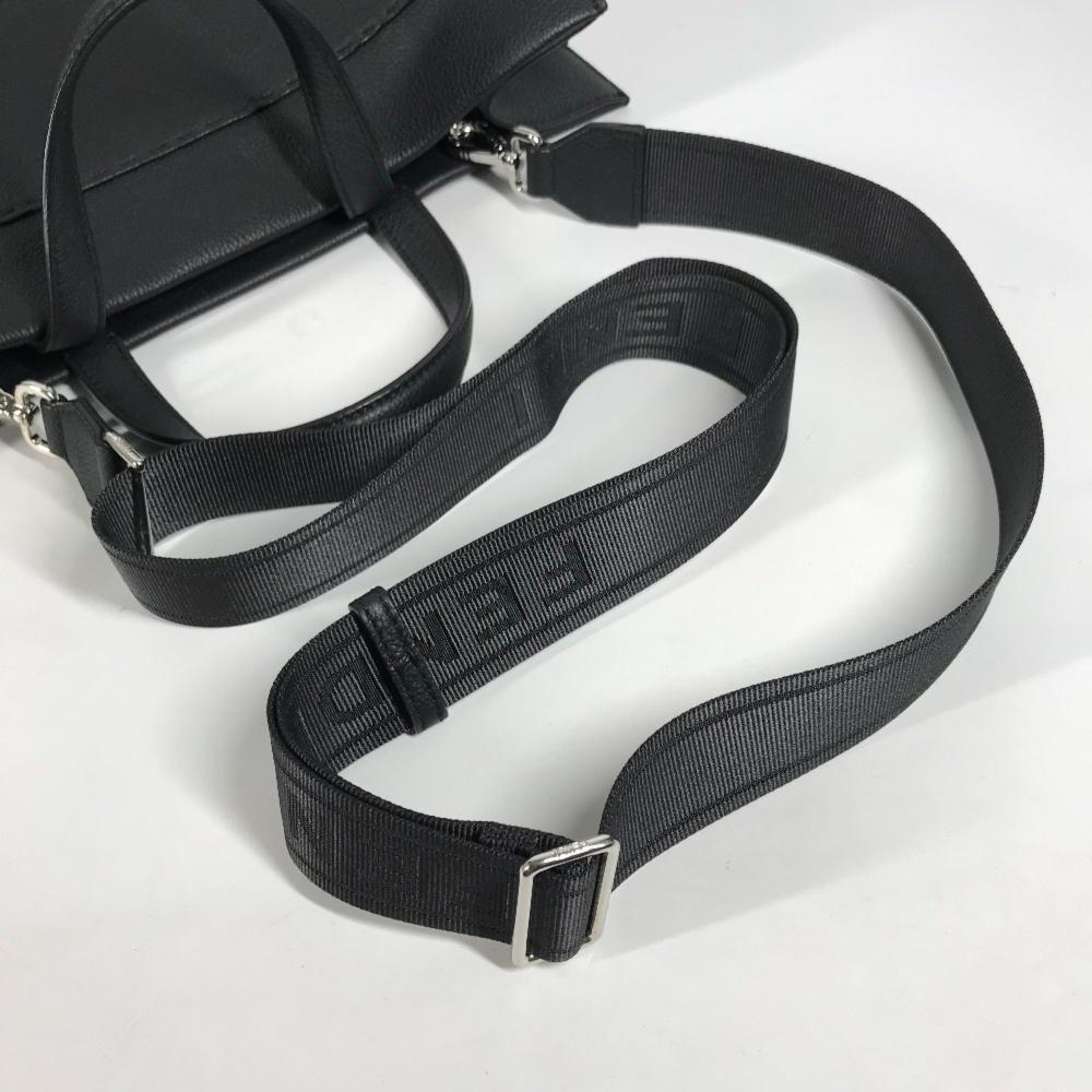 Black Leather Fendi Tote