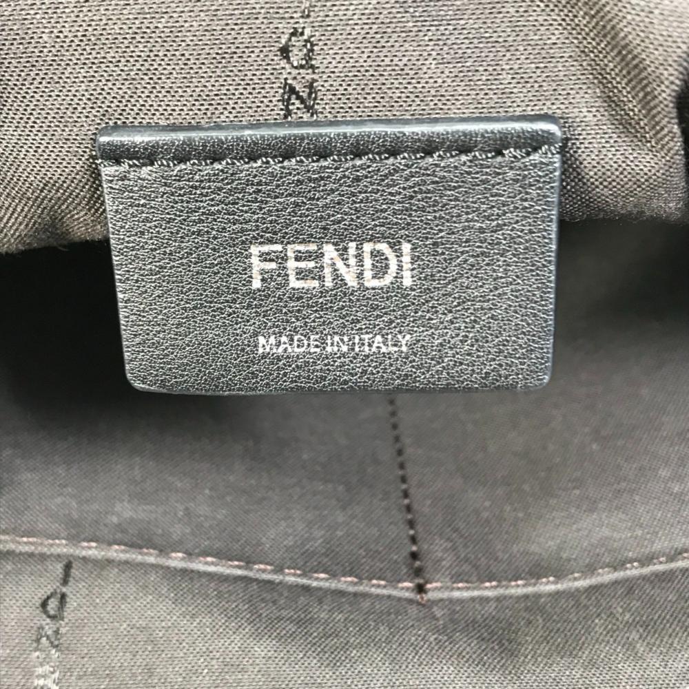Black Leather Fendi Baguette