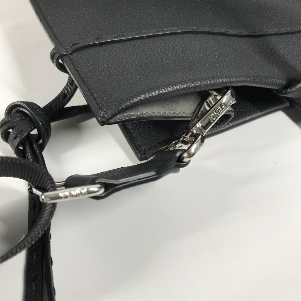Black Leather Fendi Tote