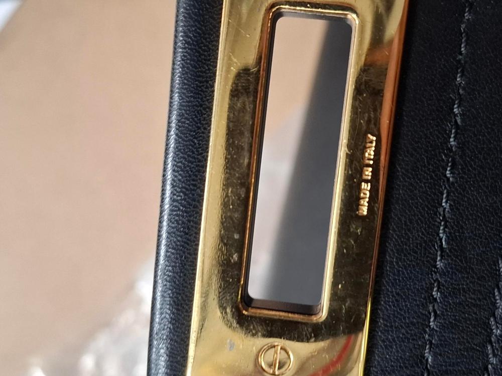 Black Leather Fendi Peekaboo