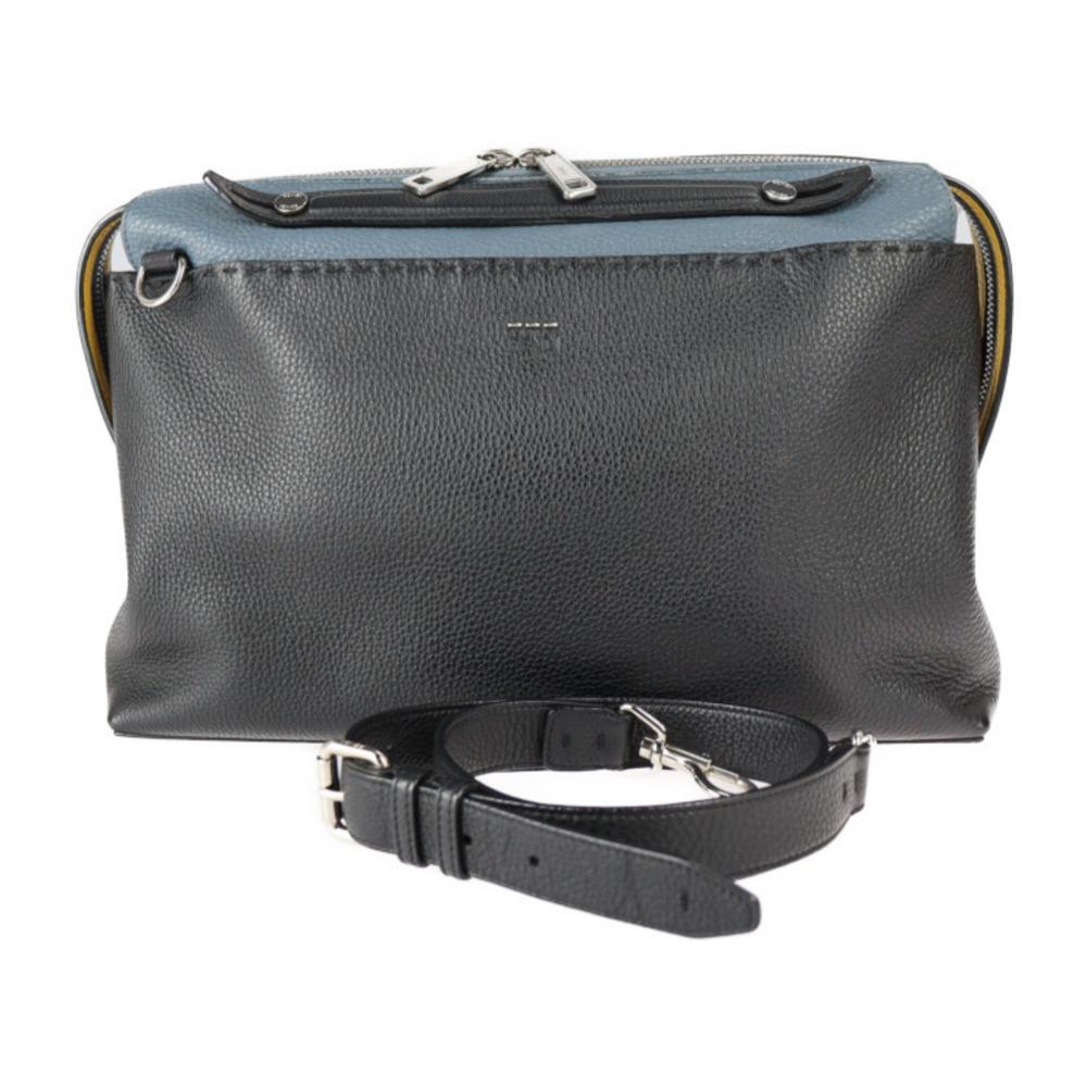 Black Leather Fendi Briefcase