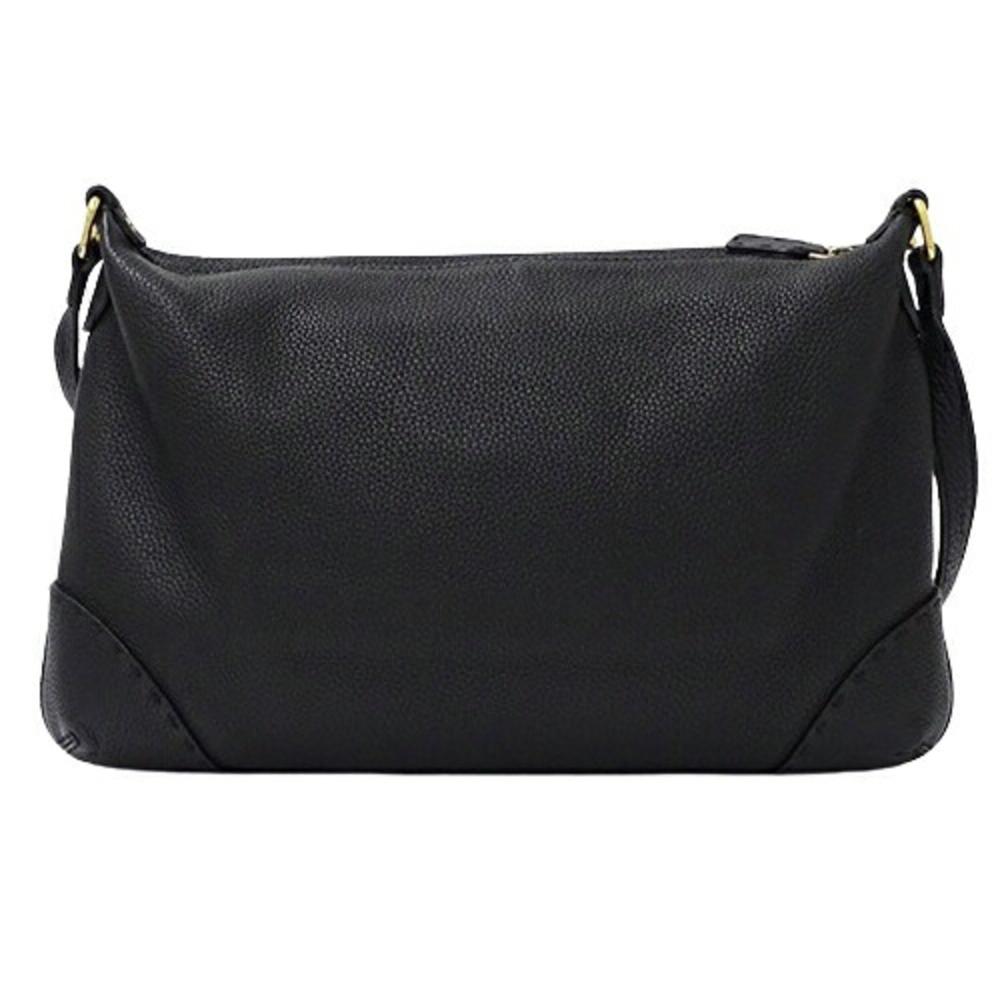 Black Leather Fendi Shoulder Bag