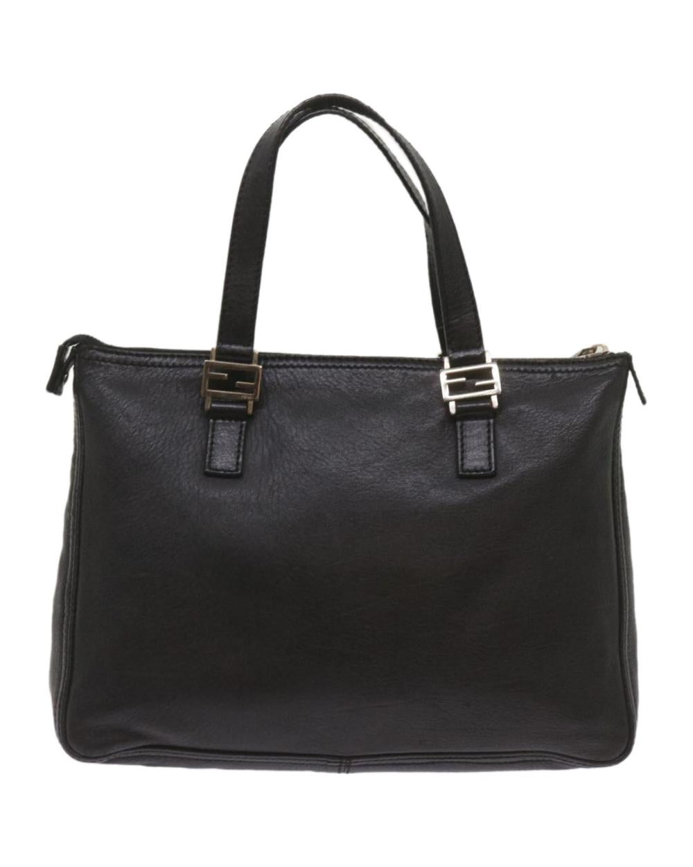 Black Leather Fendi Handbag
