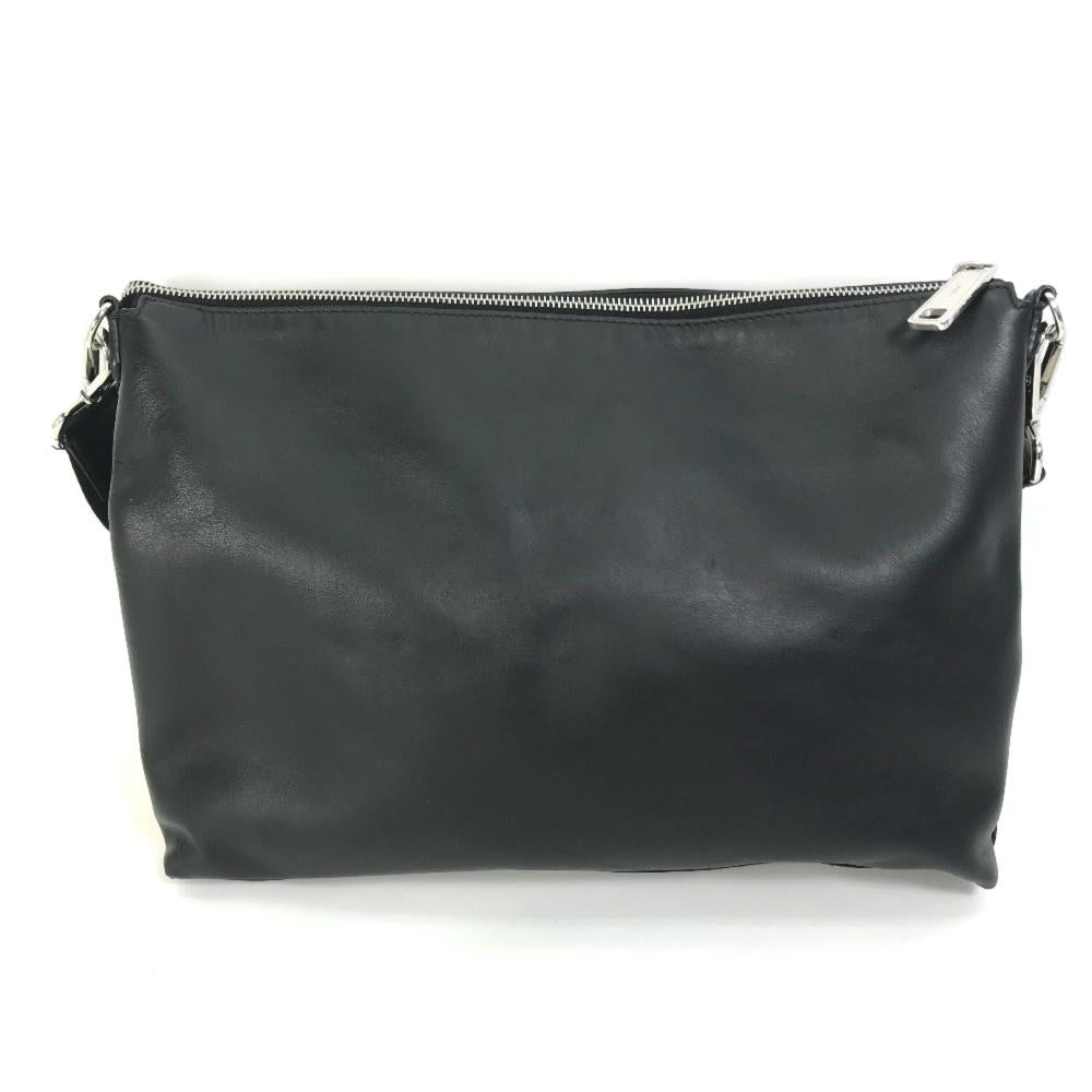 Black Leather Fendi Shoulder Bag