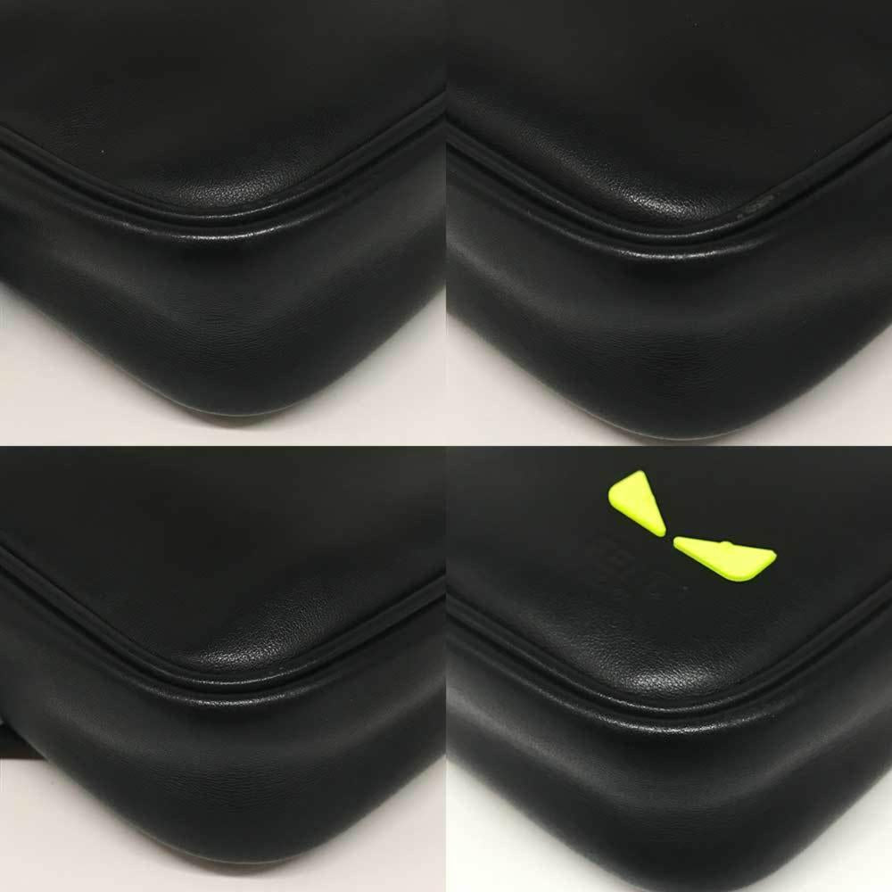 Black Leather Fendi Shoulder Bag