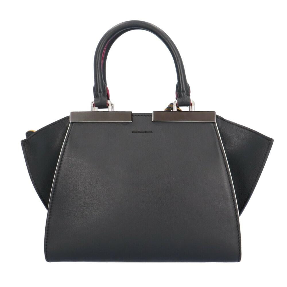 Black Leather Fendi Shoulder Bag