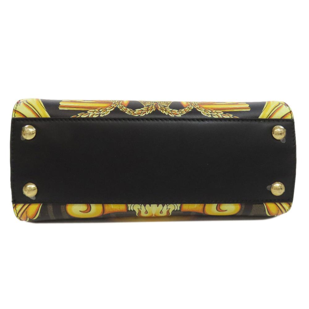 Black Leather Fendi Peekaboo