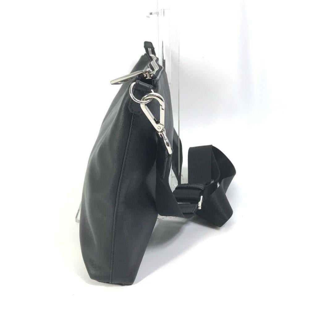 Black Leather Fendi Shoulder Bag