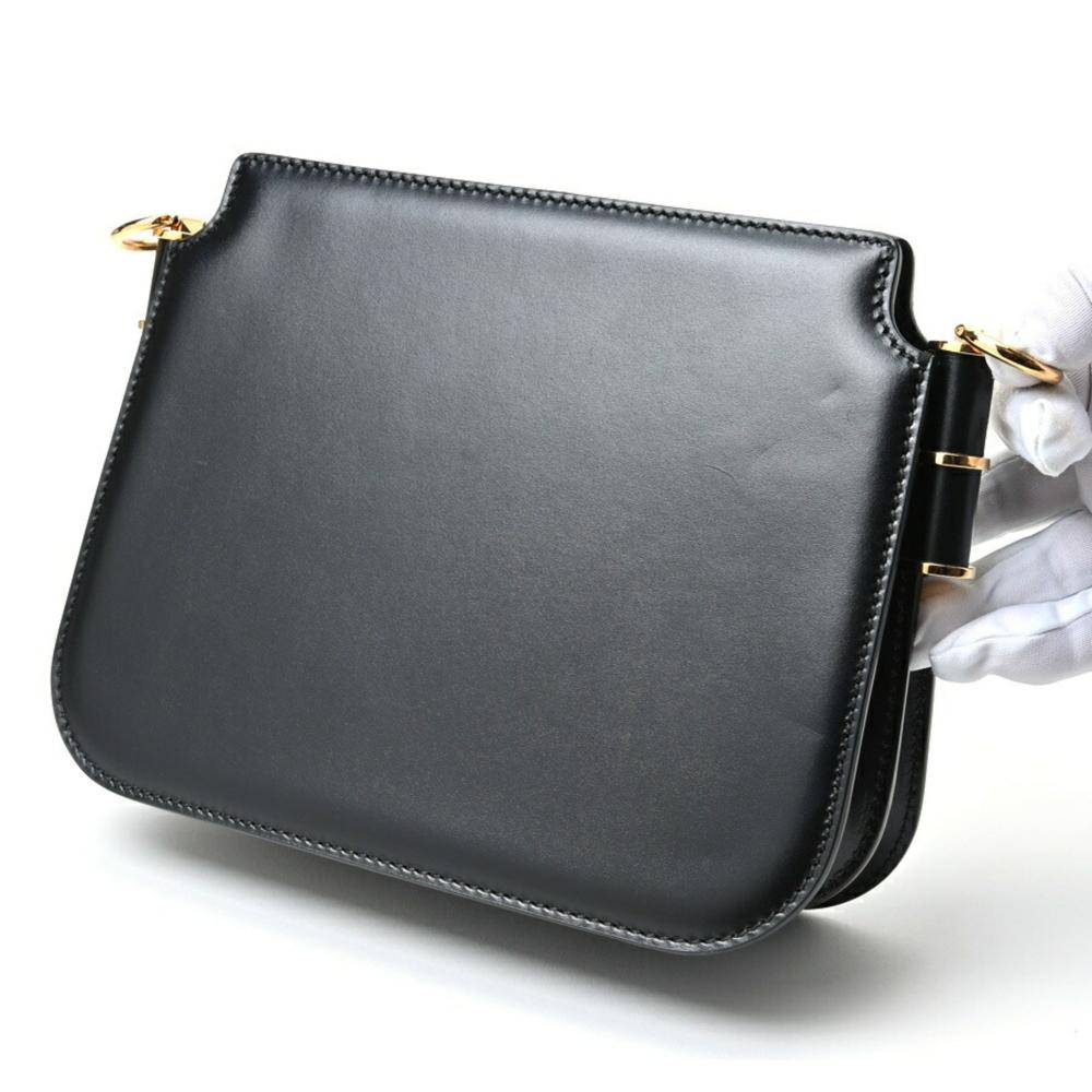 Black Leather Fendi Shoulder Bag