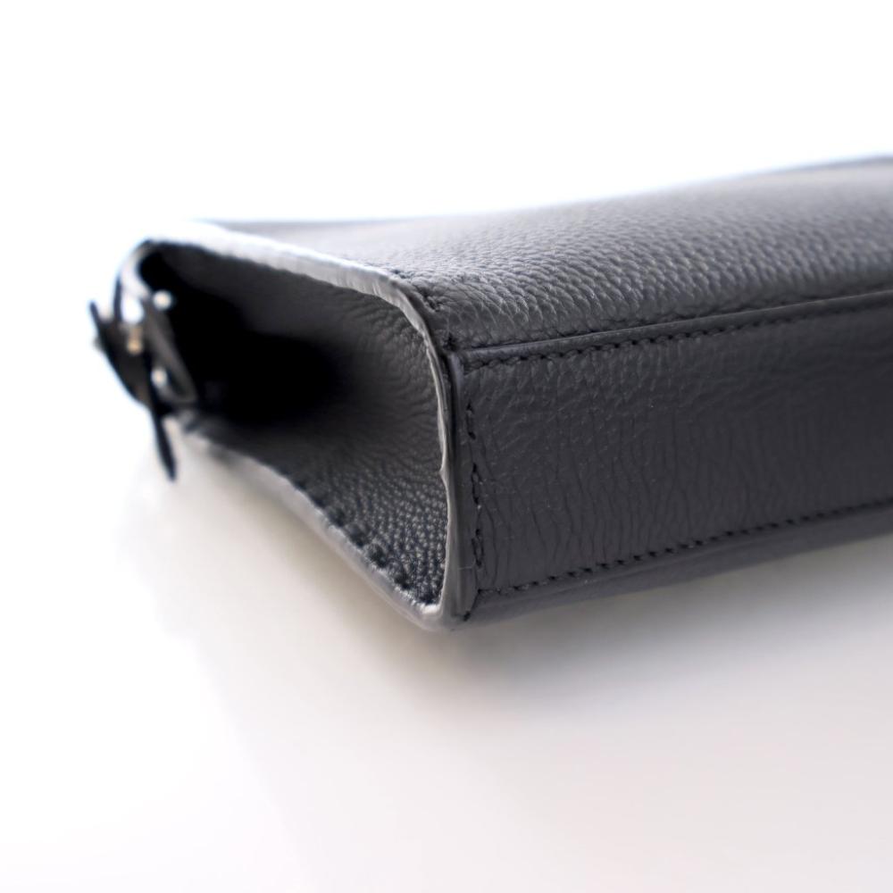 Black Leather Fendi Peekaboo