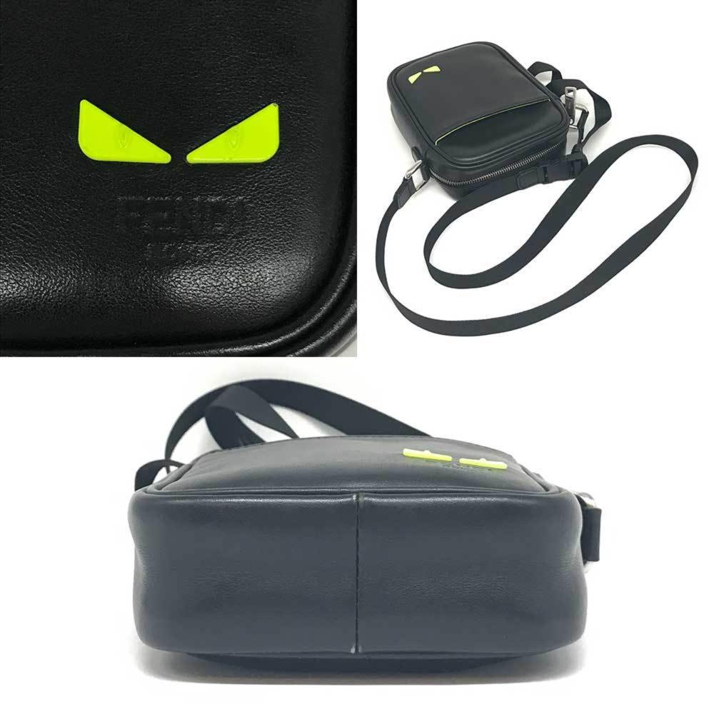 Black Leather Fendi Shoulder Bag