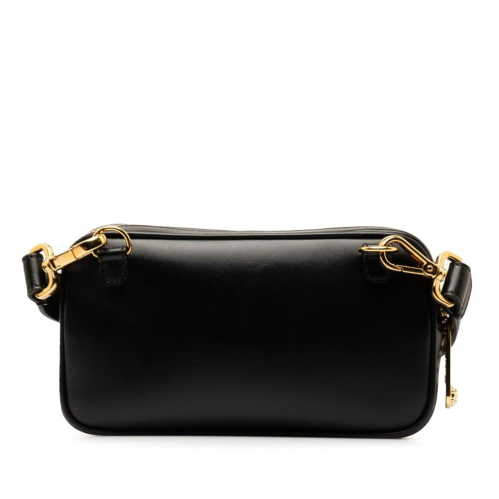 Black Leather Fendi Shoulder Bag